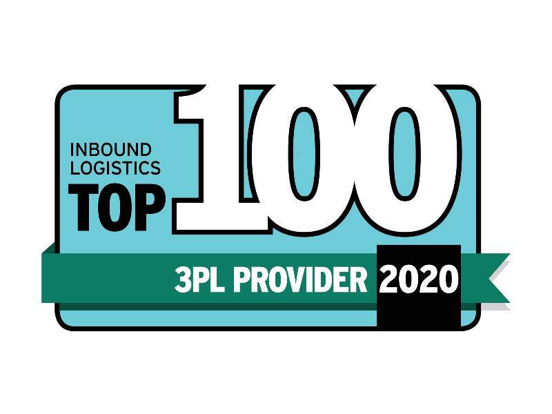 Named Top 100 3PL Provider by Inbound