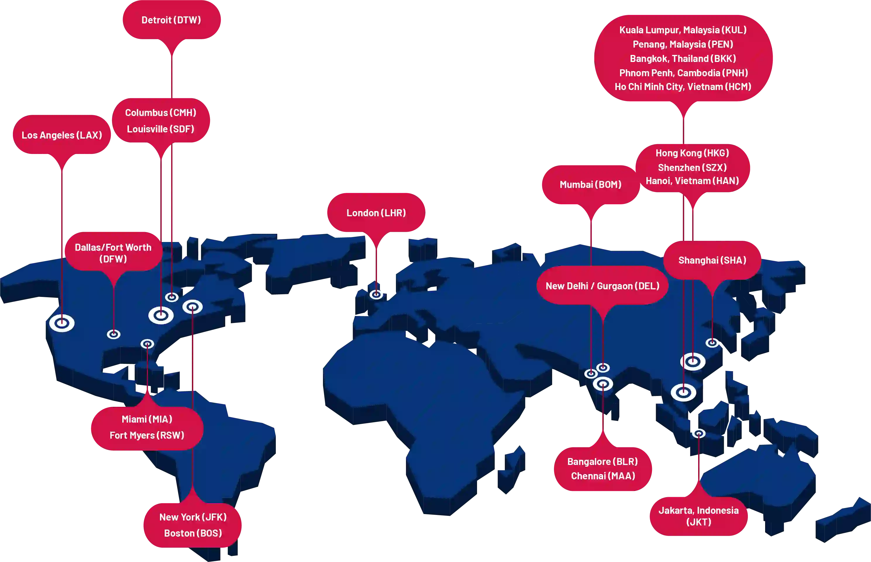 Wen-Parker Logistics Locations Wen-Parker Logistics Locations